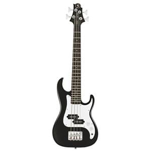 Greg Bennett Mini Corsair MCR-1 Black Electric Bass Guitar